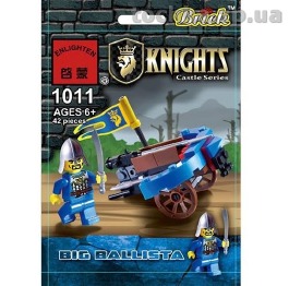 Конструктор BRICK 1011, рыцари, 42дет, в кор-ке, 1