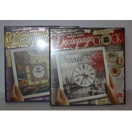 Компл.креатив.творч.'Decoupage Clock'с рамкой5739