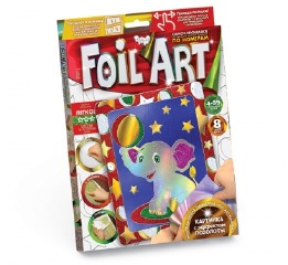 Набор креативного творчества 'Аппликация цветной фольгой 'FOIL ART' 5857-2 Набор креативного творчества 'Аппликация цветной фольгой 'FOIL ART' 5857-2