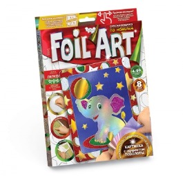 Набор креативного творчества 'Аппликация цветной фольгой 'FOIL  ART' 5857-2