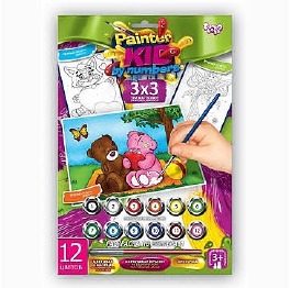 Набор для творчества 'Раскраска по номерам 'Painter kids' 04761