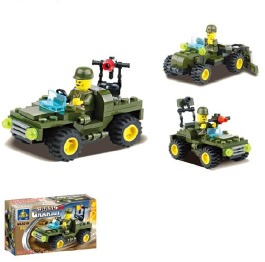 Конструктор KAZI 6210 военная машина, фигурка, 59д