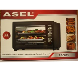 Духовка наст.Asel AF-0023 Grey  33л