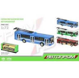 Троллейбус металлический 'АВТОПРОМ' 6407
