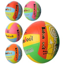 Мяч волейбольный  5цветов, 0035-2