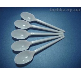 Ложка пластикова чайна (100 шт) УП 50/ящ