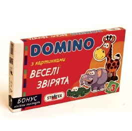 Домино 747-2 (укр/рус.) Стратег, 'Веселі Звірята',